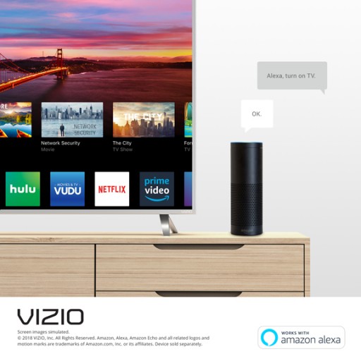 VIZIO Introduces Skill for Amazon Alexa to Enable Easier-Than-Ever Control of Select VIZIO SmartCast(TM) Displays