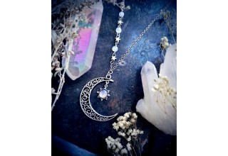 Filigree Moon Necklace
