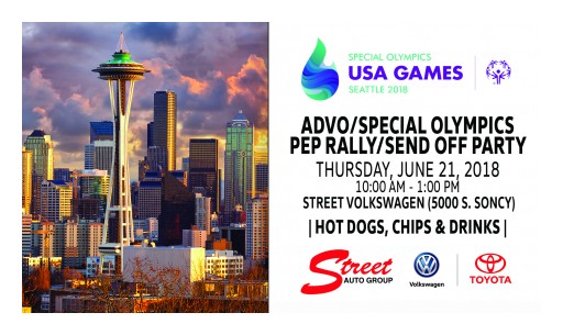 Street Automotive Group Hosts ADVO and Special Olympics Pep Rally & Send Off Party