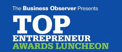 The Business Observer Announces the 2019 Top Entrepreneurs Honorees; Awards Luncheon is May 23 in Lakewood Ranch