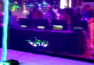A Team Drone Competition by TLC Creative With Guests Piloting Drones