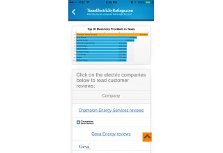 Compare Texas Electricity Providers