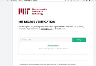 MIT Diploma Verification