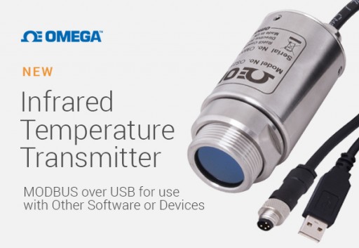 OMEGA Releases Its New Industry-Leading USB Infrared Pyrometers