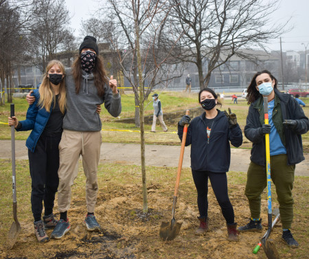 Oak Cliff Founders Park Planting