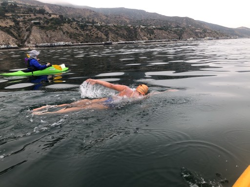Open Water Swimmer Abigail Bergman to Cross Santa Monica Bay