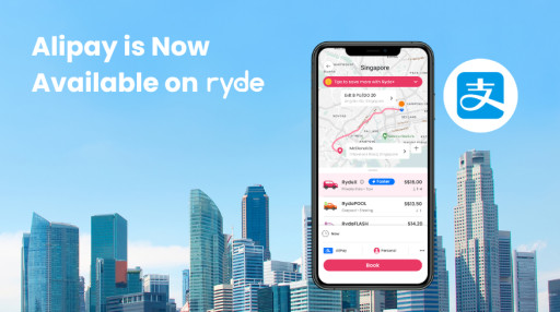 Ryde Integrates Alipay to Enhance Travel Convenience for International Visitors in Singapore