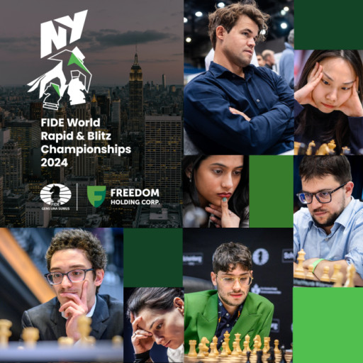 Freedom Holding Corp. Presents the 2024 FIDE World Rapid & Blitz Championships in New York City