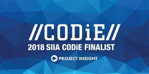 Project Insight Honored to Be Nominated in 2018 SIIA Business Technology CODiE Awards