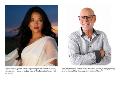 Tony Michaelides and Eylsia Nicolas to Co‑Host the Emerging Artists Hall of Fame(TM) - A New Global Show to Mentor and Elevate Rising Talent