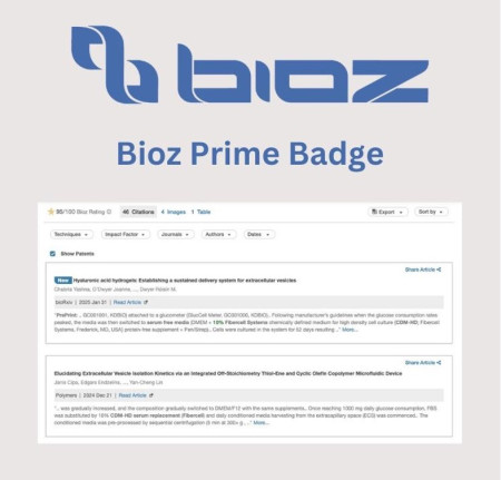 Bioz Prime Badge