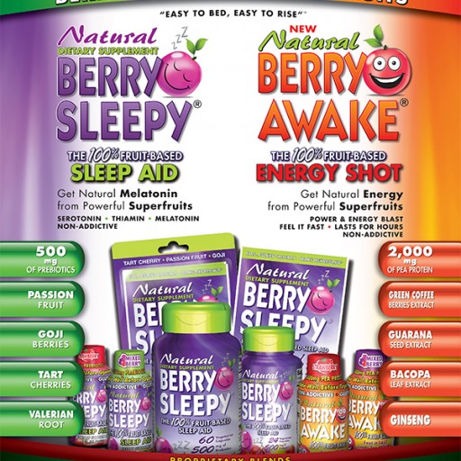 Healthy Ventures  Launching Berry Sleepy and Berry Awake in Major  Accounts Nationally