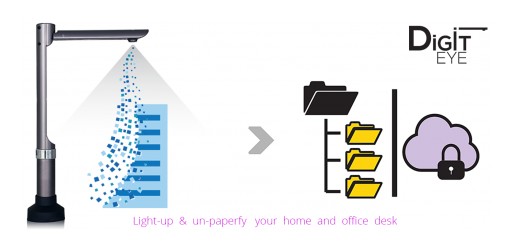 DigitEYE Desk Lamp & Document Scanner Launches on Kickstarter