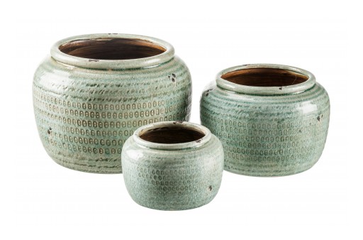 Trio of Hand-Glazed Pots Are Flagship of Gaia's New Pottery Line