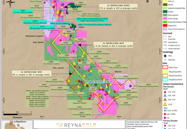Reyna Gold Corp, Thursday, January 19, 2023, Press release picture