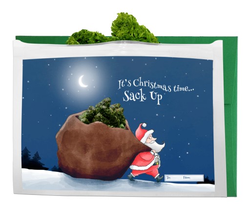 Green Card Greetings Launches Holiday-Themed Gift Bags for Marijuana Products