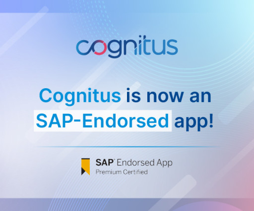 CIS-GovCon by Cognitus is Now an SAP(R) Endorsed App as Part of SAP’s Industry Cloud Portfolio