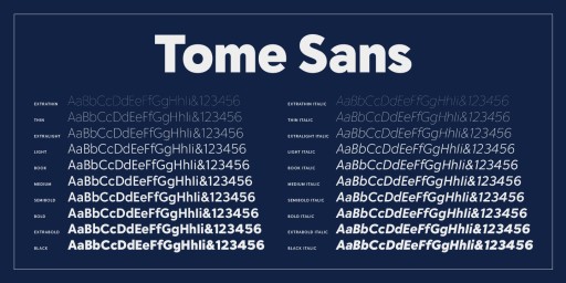 Delve Fonts Launches New Website, Releases New Variable Font 'Tome Sans'