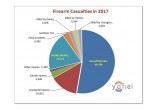 Firearm casualties in 2017: 121,341