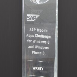 WRNTY is a Winner of SAP Mobile Apps Challenge for Windows 8 and Windows Phone 8