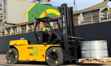 SSA Marine Wiggins Electric Forklift