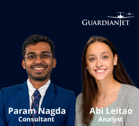 Param Nagda and Abi Leitao Join Guardian Jet's Consulting Team