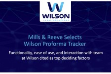 Mills & Reeve Selects Wilson Proforma Tracker
