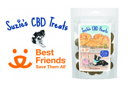 Suzie's CBD Treats Partners With Best Friends Animal Society