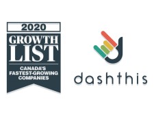 DashThis' Steady Growth Ranks Them Among Canada's Fastest-Growing Companies for a Third Consecutive Year