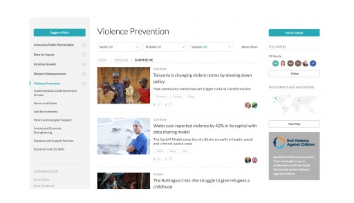 Apolitical Adds Violence Prevention to Its Global Peer-to-Peer Platform