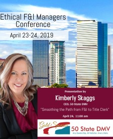 EFI Conference 2019 Gold Sponsor 50 State DMV - Kimberly Skaggs - CEO/Presenter