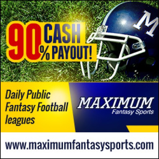 Maximum Fantasy Sports Offers 100 Percent Fantasy League Payouts in NFL Week 1