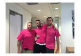 Greg Byler, Colby Kitchens and Josh Welch supporting Breast Awareness Month