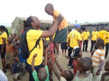 The Scientology Volunteer Ministers group of Burundi, at a displacement camp in northern Bujumbura