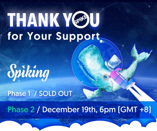 First Phase of Spiking Initial Token Offering Sold Out in 3 Hours