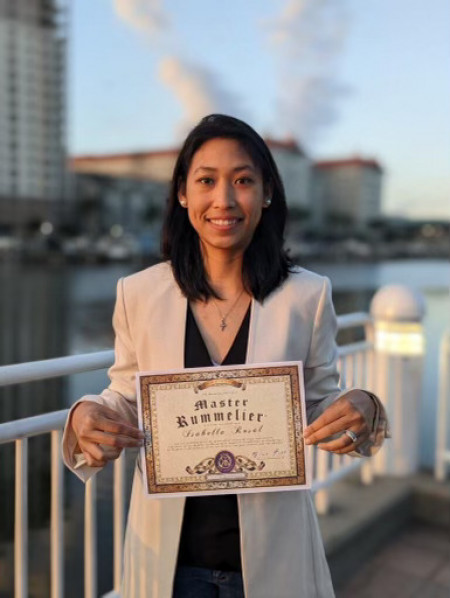 Tampa entrepreneur Isabella Rosal becomes the first woman to earn Master Rummelier ® Certification,