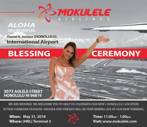 Mokulele Airlines Blessing Event With Music by Anuhea