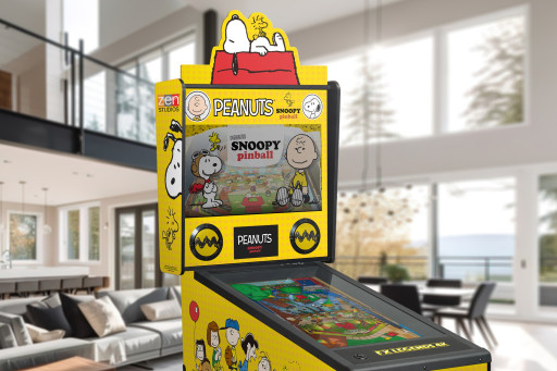 AtGames® Partners with Zen Studios To Announce FX Legends 4K Peanuts® Collector’s Edition Pinball (CEP)