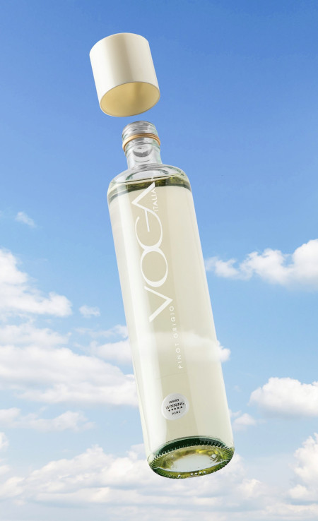 VOGA Italia Pinot Grigio is now in a lighter, more eco-friendly bottle with a screw cap closure.