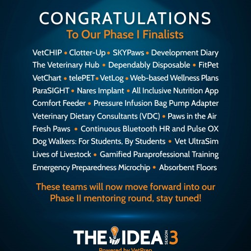 The IDEA by VetPrep Announces 26 Semi-Finalists to Advance to the Mentoring Stage