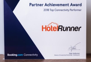 Partner Achievement Award from Booking.com