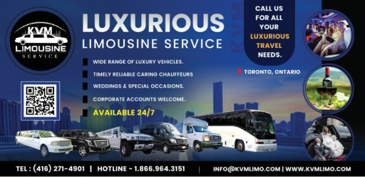 KVM Limousine Services Recognized with 2025 Consumer Choice Award for Limousine Services in Toronto Central