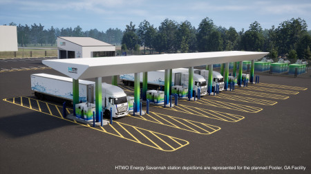 HTWO Energy Savannah Refueling Bay