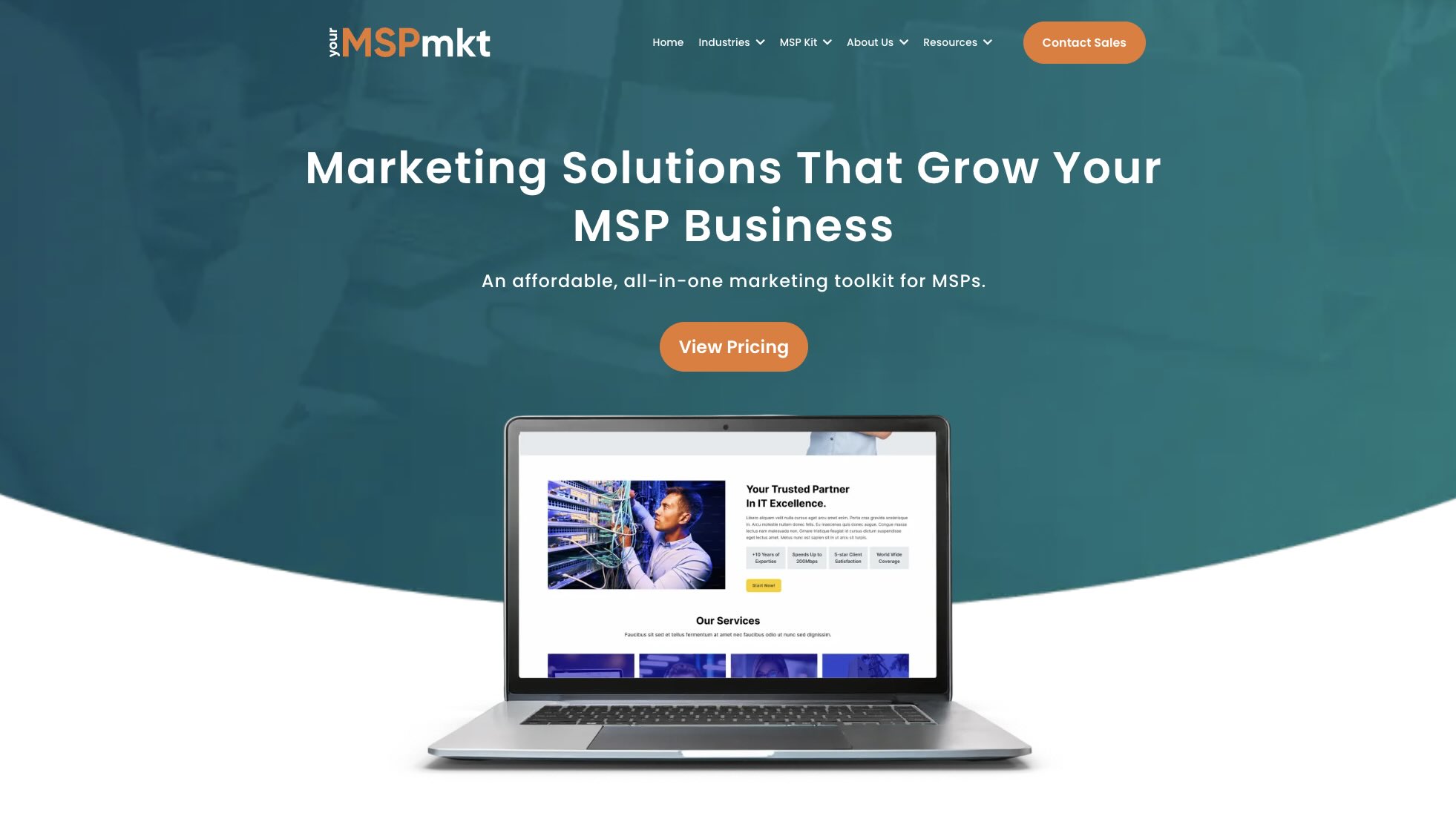 Your MSP Marketing Homepage  