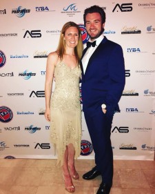 Brent and Brianne at a recent yachting industry event. 