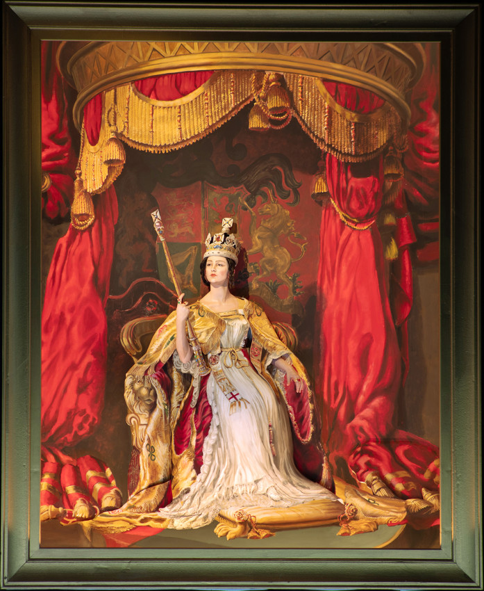 Pageant of the Masters Re-Creation of George Hayter's 'Queen Victoria'