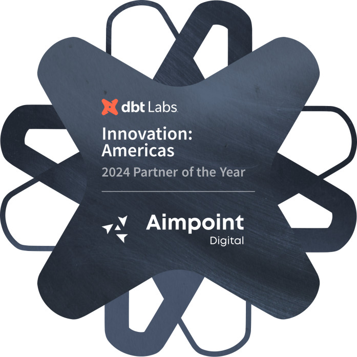 Aimpoint Digital is the dbt Labs Innovation Partner of the Year, Americas