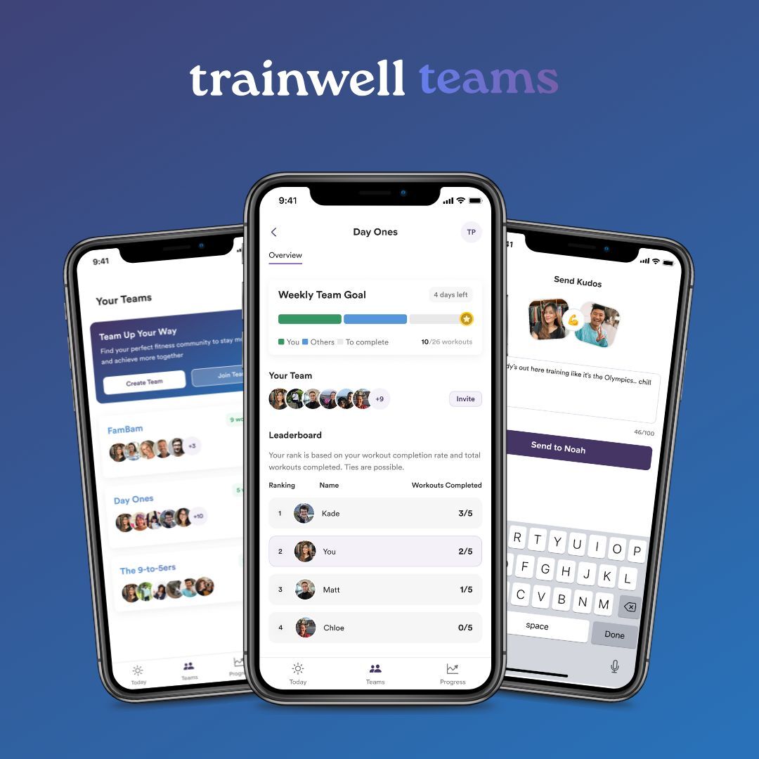 Trainwell Teams Feature Release 