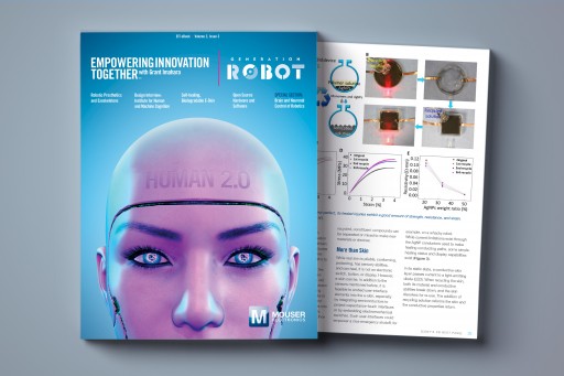 Mouser Electronics and Grant Imahara Release New 'Generation Robot' E-Book Exploring Human Augmentation With Robotics
