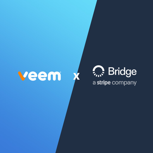 Veem to Launch Stablecoin Accounts and Payments for Global Platforms and Businesses, Powered by Bridge
